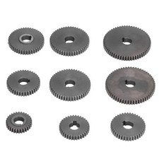 9Pcs Metal Gear Set Mini Lathe