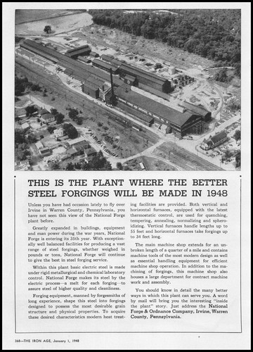 1948 national forge steel - forge,