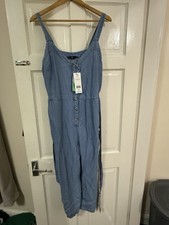 F&F Soft Denim Jumpsuit Size