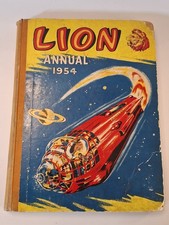 Vintage Book Lion Annual 1954 / Children's Stories