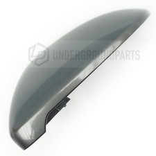 VW GOLF MK7 DOOR WING MIRROR COVER CAP CASING LEFT SIDE PASSENGER INDIUM GREY