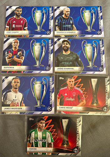 Topps trophy chasers uefa - trophy,