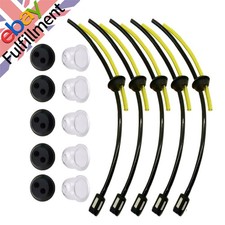 5 Sets Gasoline Filter Pipes Kit For Strimmer Trimmer Brush Cutter Spare Parts