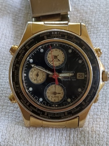 Men seiko 5t52 - men's,