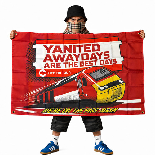 Yanited awaydays flag 5x3ft - flag, |