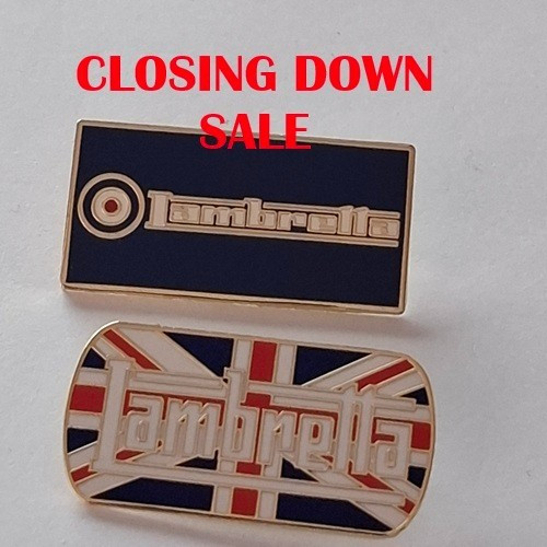 Large lambretta enamel pin - lambretta,