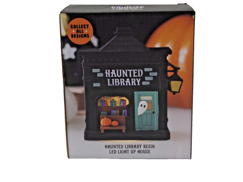 Spooky street haunted library - spooky,