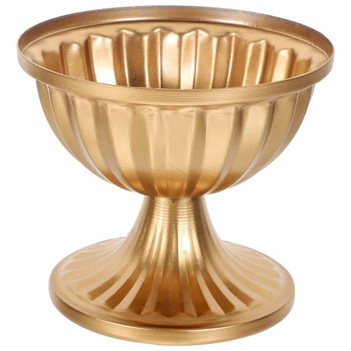 Metal urn planter - planter, garden