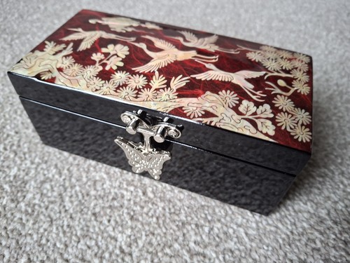 Asian black wooden jewelry - asian,