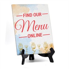 Signs ByLita Find Our Menu
