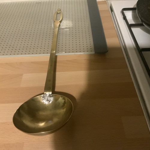 Antique ladle spoon - antique, 19”