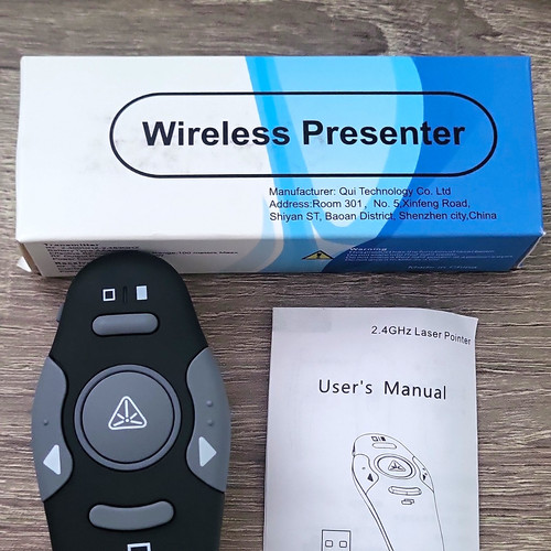 Qui wireless presenter - qui, laser