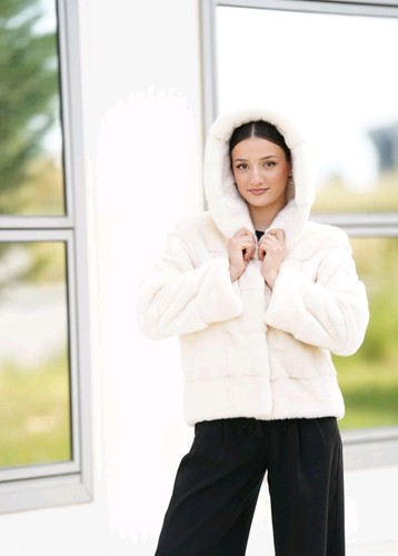 Real pearl mink fur coat - ,