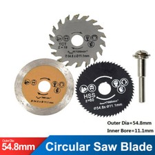 3pcs 54.8mm HSS Wood Circular