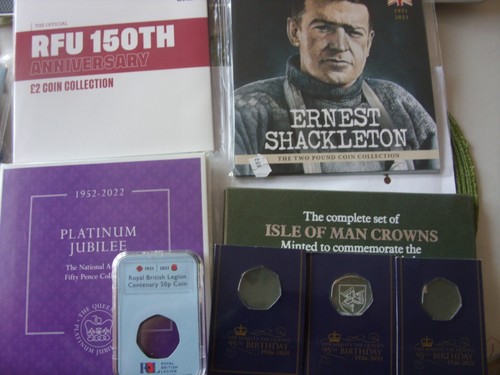 Coin sets folders from - ,