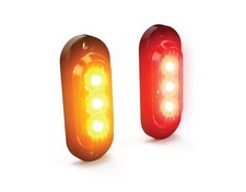 Denali T3 Signal Pods Rear-Red/Amber Black Kawasaki Ninja H2 2015 - 2020