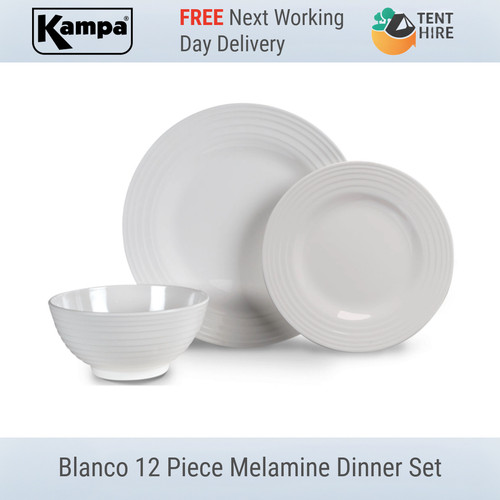 Kampa melamine piece dinner - melamine,