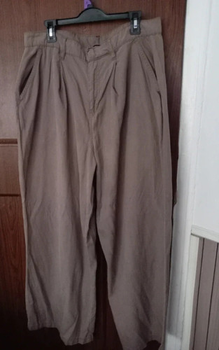 High waist khaki - khaki, trousers,