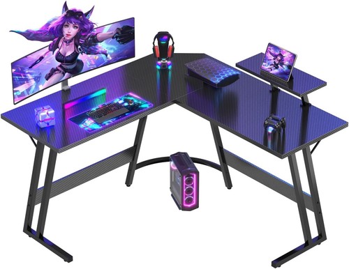 Shaped gaming desk corner - gaming,