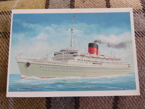 Coronia cunard postcard - ,, postcard,