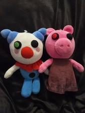 Roblox Piggy Plush Bundle Clowny  Piggy Sft Tys Official Collectible Gamer Merch