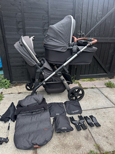 Silver cross double pushchair - silver,