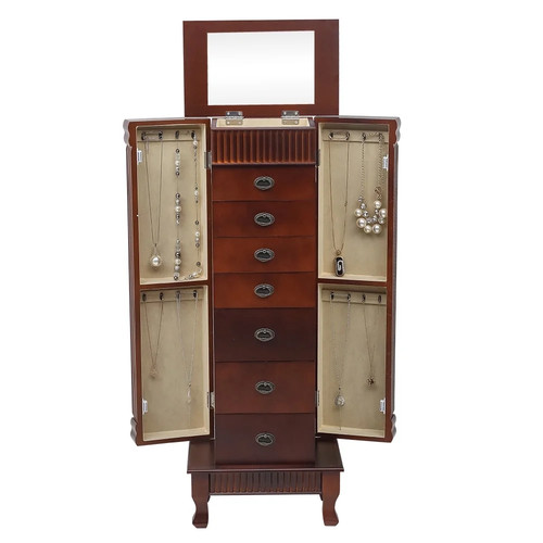Wooden jewelry cabinet - jewelry, armoire