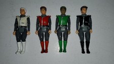 CAPTAIN SCARLET 4 characters Cpt Scarlett, Col. White, Lt. Green, Cpt Black