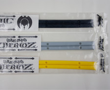 Vintage 80s Zorlac Swing Bars Skateboard Rails - OG NOS, Black Yellow Grey Color