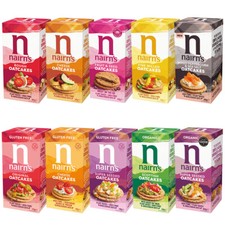 Nairn's Gluten Free & Non Gluten Free Oatcakes (Pack of 8 Boxes) - All Flavours