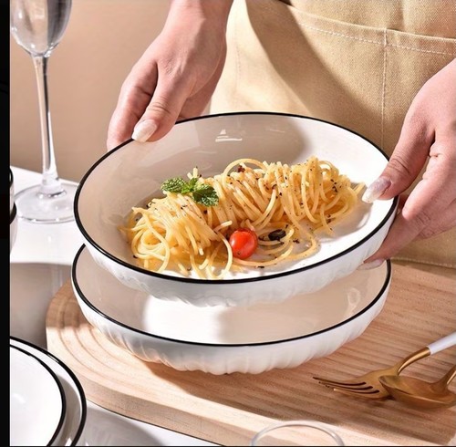 4pcs ceramic round - ceramic, deep