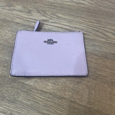 Coach ladies pink leather card