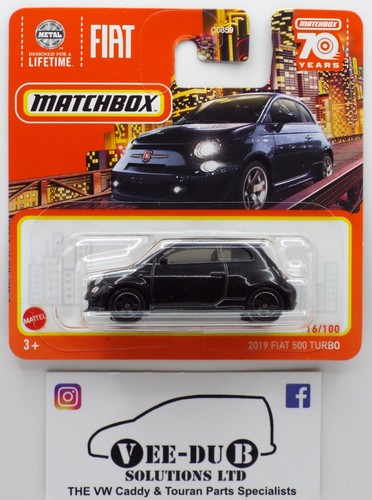Matchbox 2019 fiat 500 turbo - matchbox,