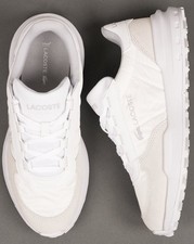 Lacoste Elite Active Evo Trainers White Light Grey