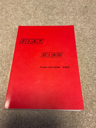 Fiat dino workshop manual - fiat,