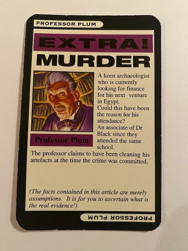 Cluedo 1996 spare - 1996, spare/replacement