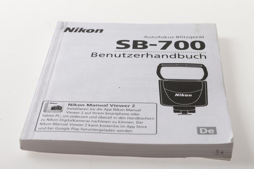 Nikon 700 manual - sb-700,