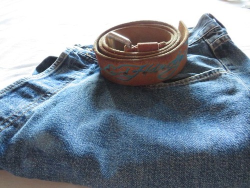 Armani jeans with - ed, hardy