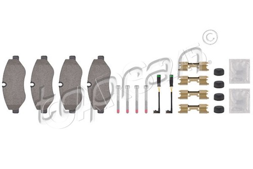 Disc brake pad - , front