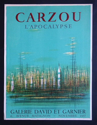 Carzou original poster - original, 1957