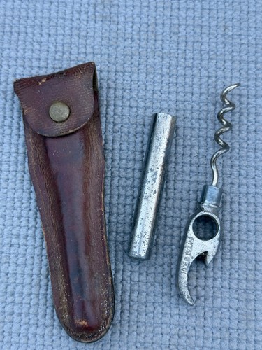 Vintage leather cased - leather,