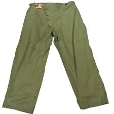 US vintage Firemans trousers class 2 Heavyweight Olive Pants with wool lining