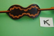 Hand Made Leather hair barrette with stick. Type K