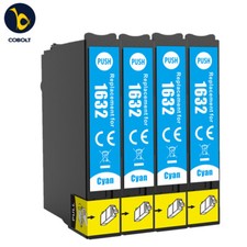 4 CYAN INK CARTRIDGE For Use in Epson WF-2530WF WF-2540WF WF-2630WF WF-2650DWF