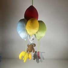 IKEA Baby Mobile LEKA CIRKUS Plush Balloons Elephant Monkey Lion