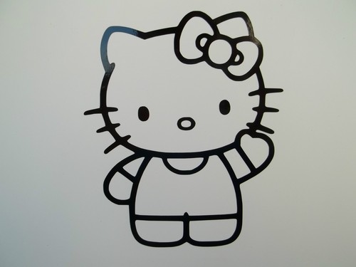 Cat kitty stickers - kitty, vinyl