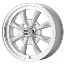 JBW AC8 15x5.5" 4x130 PCD ET+35 Silver/D-Cut Alloy Wheel
