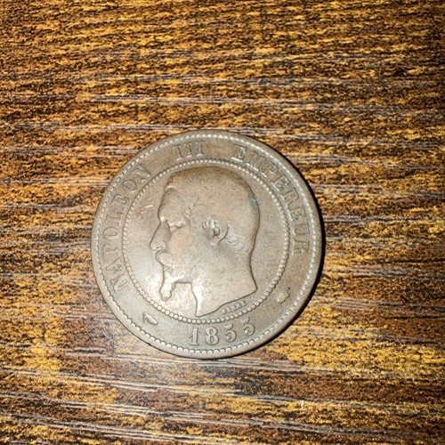 1855 france dix centimes - france,