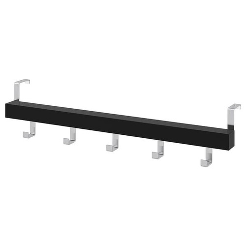 Black over door wall coat - over,