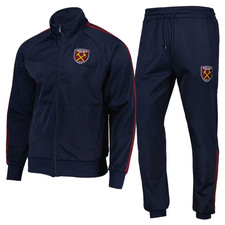 WEST HAM UNITED Tracksuit Mens LARGE Jacket Top Bottoms Pants WHH9